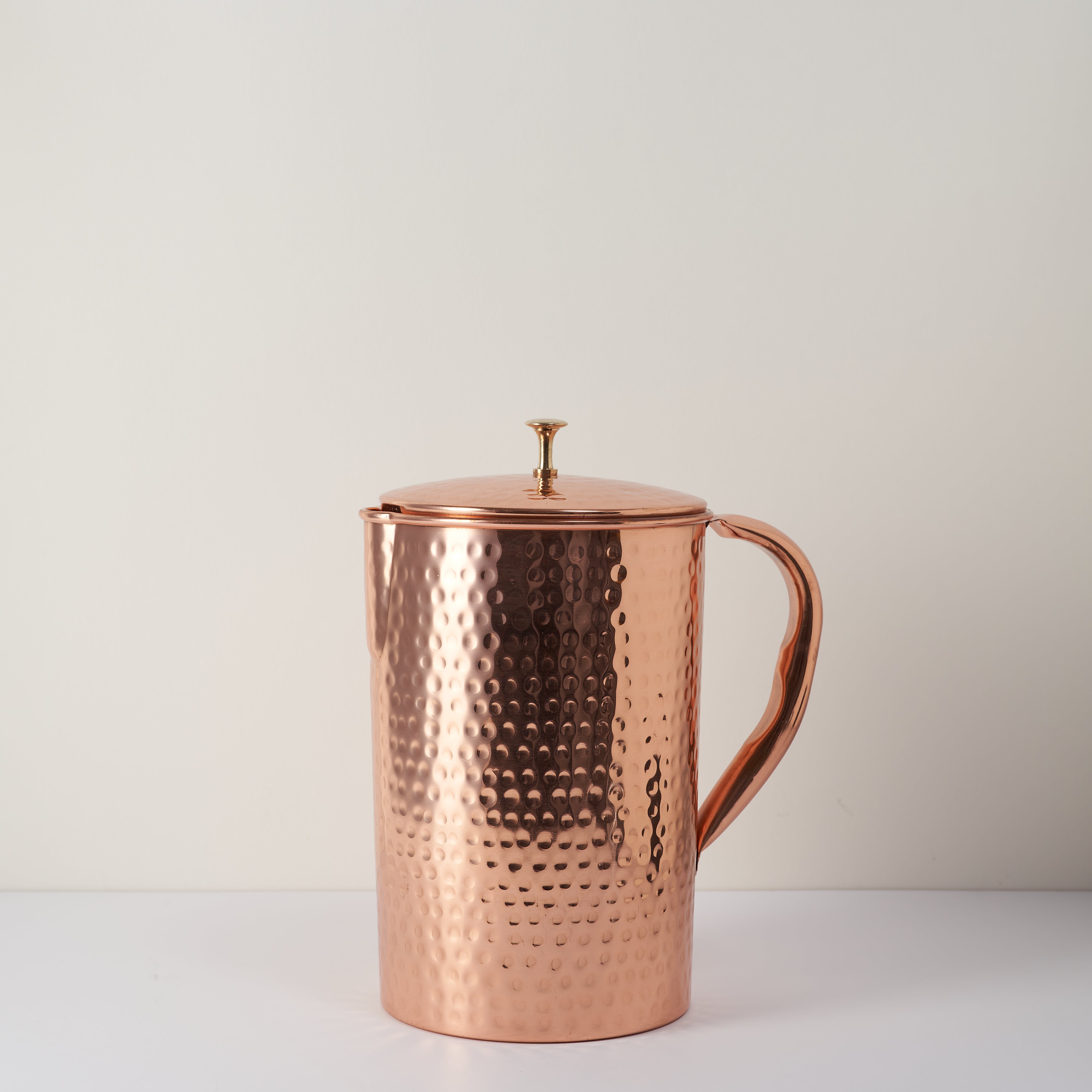 Pure Copper Jug 2l Hammered Copper Jug Copperculture Copper Culture 0209