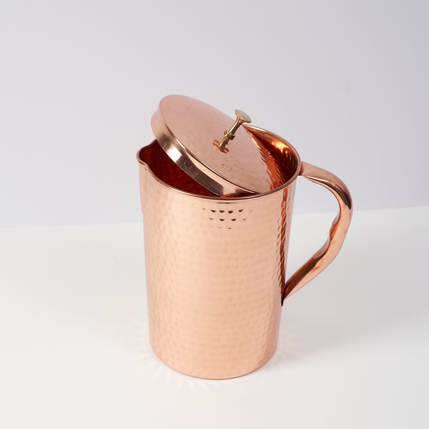 Pure Copper Jug - 2L Hammered Copper Jug - Copper Culture