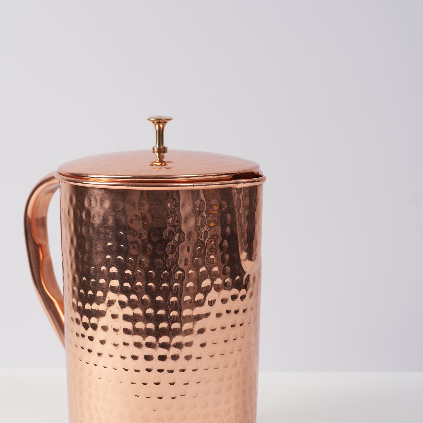 Pure Copper Jug - 2L Hammered Copper Jug - Copper Culture