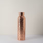 Hammered Pure Copper Water Bottle 950ml