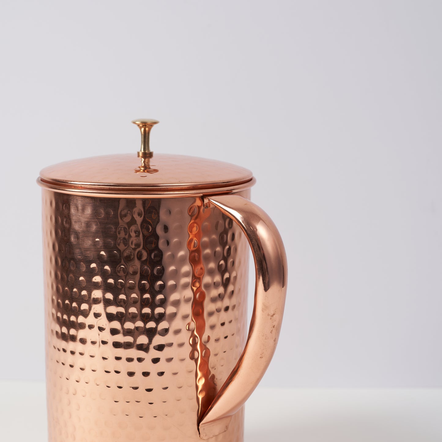 Pure Copper Jug - 2L Hammered Copper Jug - Copper Culture