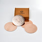 Pure Copper Coasters - Set of 4